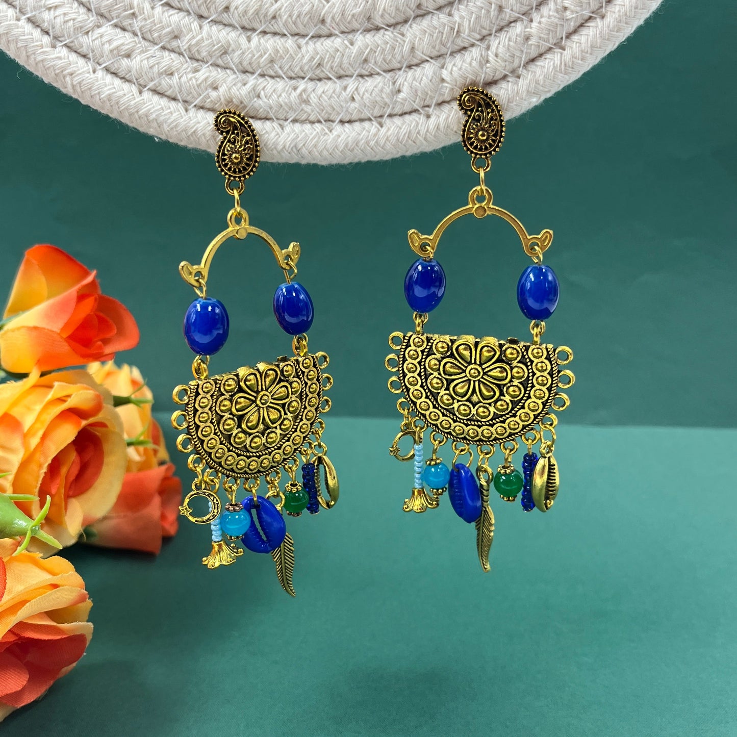 Rhythm Chandbali Earrings