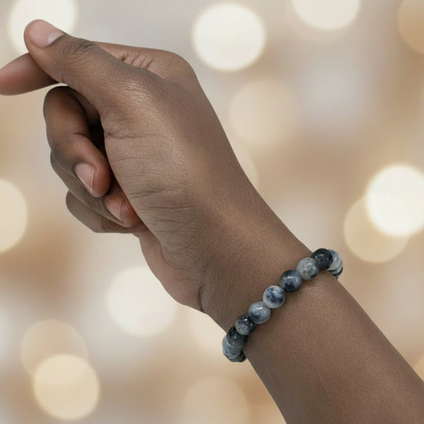 Inner Stability Zebra Jasper Bracelet