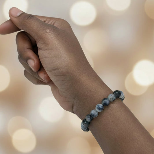 Inner Stability Zebra Jasper Bracelet