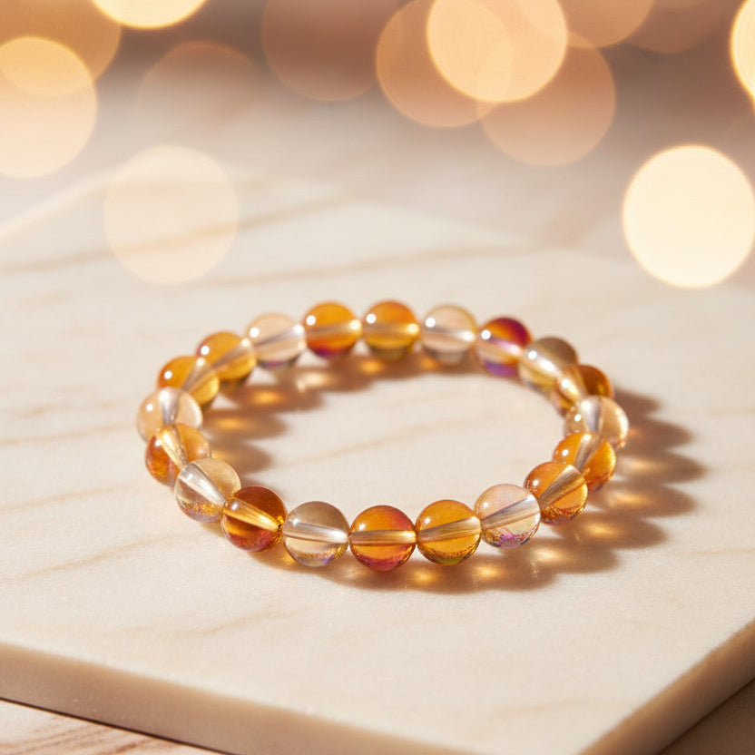 Amber Glow Mermaid Bracelet